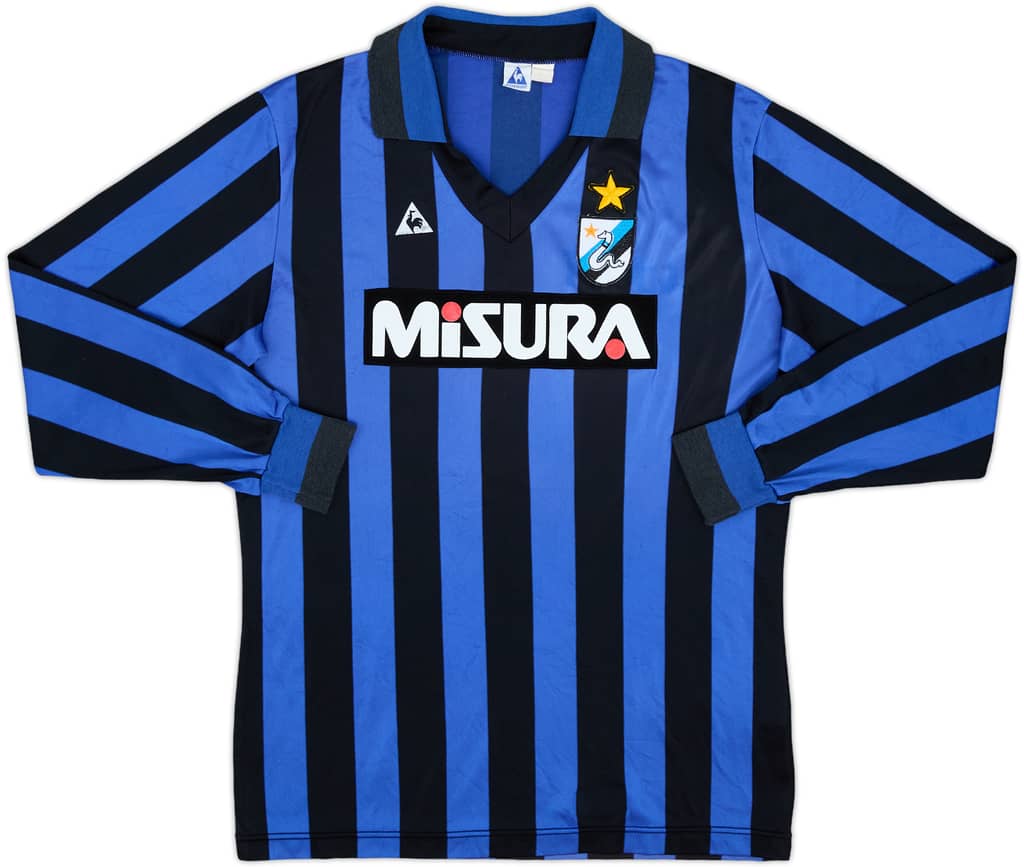 1986-88 Inter Milan Home L/S Shirt - 8/10 - (L)