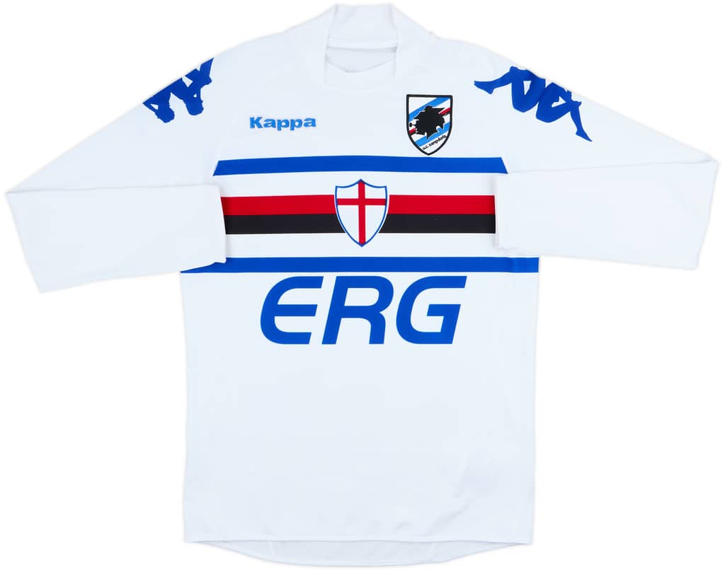 2008-09 Sampdoria Away L/S Shirt - 9/10 - (S)