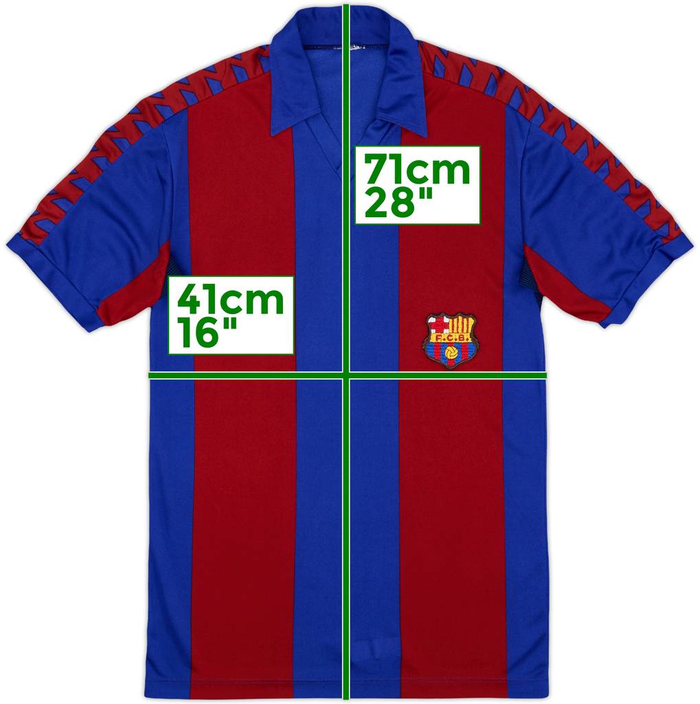 1984-89 Barcelona Home Shirt - 9/10 - (L.Boys)