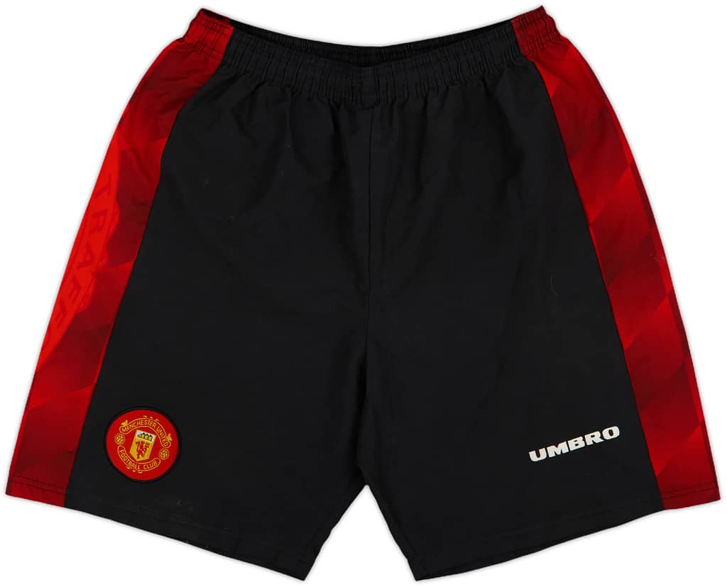 1996-98 Manchester United Alternate Home Shorts - 8/10 - (L)