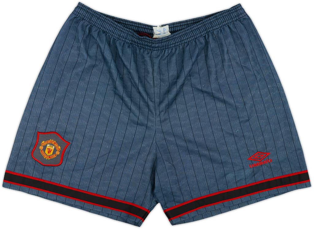 1995-96 Manchester United Away Shorts - 8/10 - (XL)