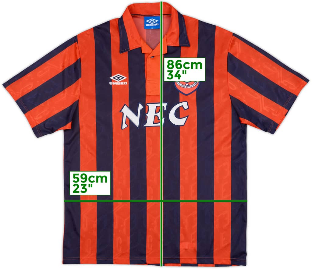 1992-94 Everton Away Shirt - 8/10 - (XL)