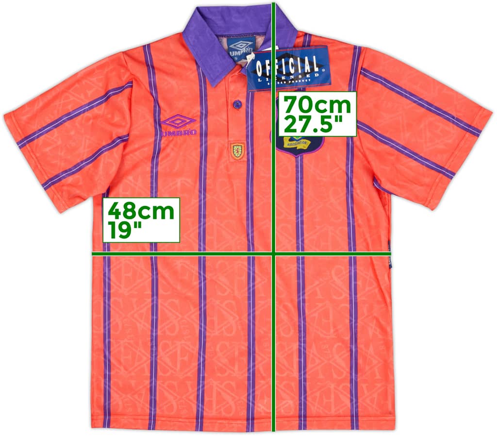 1993-95 Scotland Away Shirt (S)
