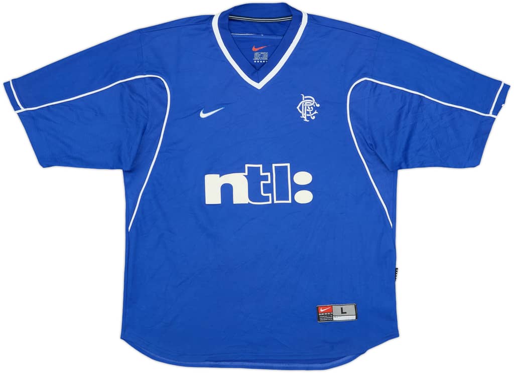 1999-01 Rangers Home Shirt - 7/10 - (L)