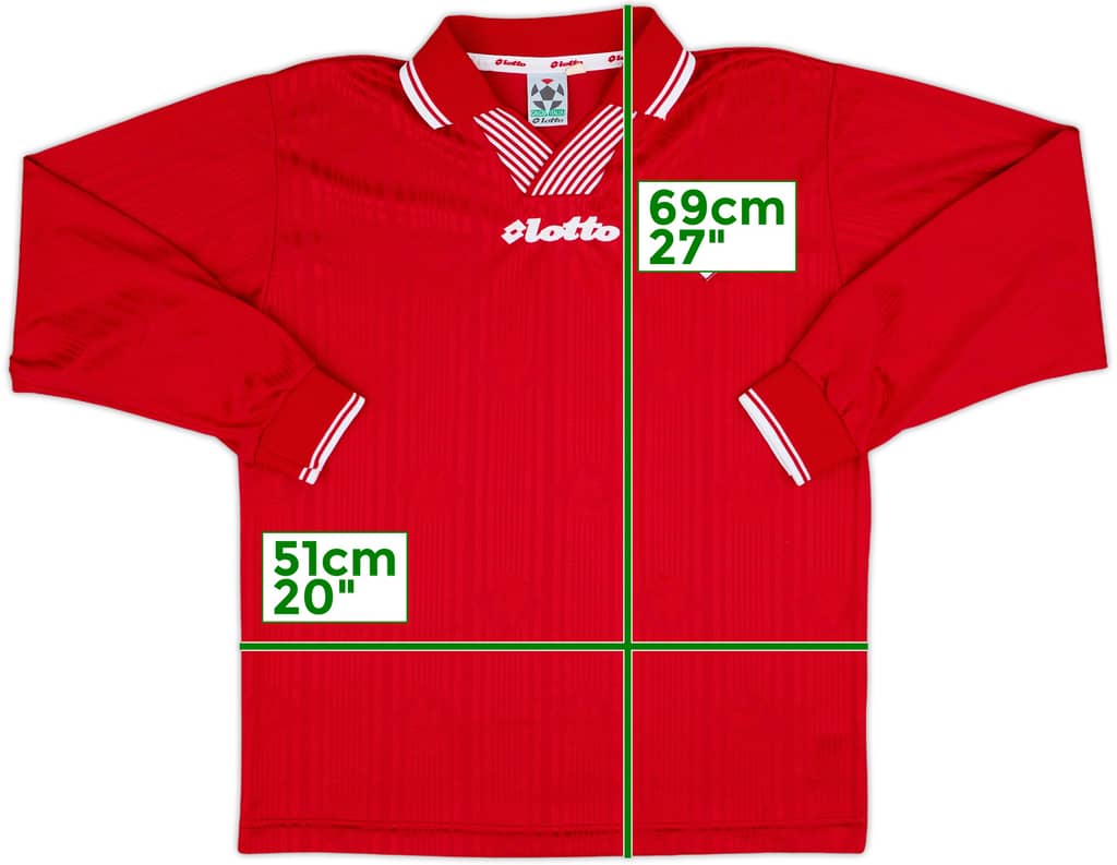 1997-98 Piacenza Home L/S Shirt - 8/10 - (S)