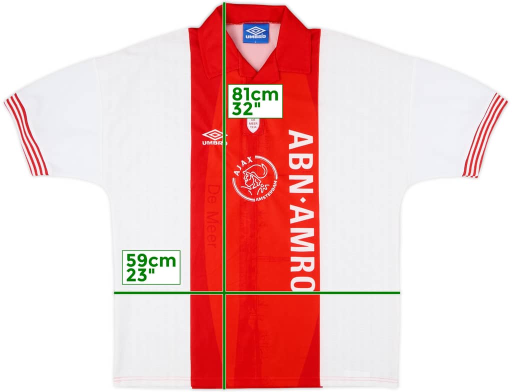 1995-96 Ajax Home Shirt - 10/10 - (L)