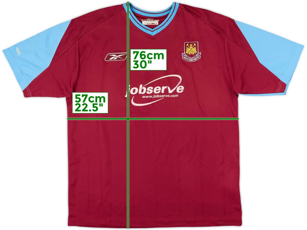 2003-05 West Ham Home Shirt - 9/10 - (L)