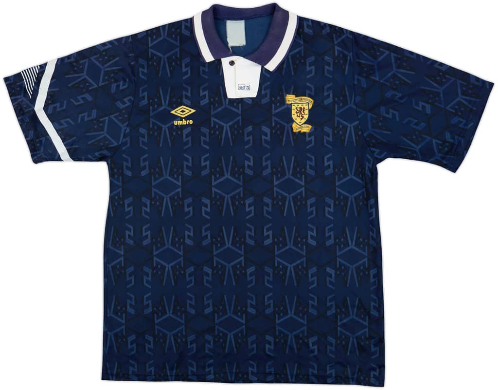 1991-94 Scotland Home Shirt - 8/10 - (XL)