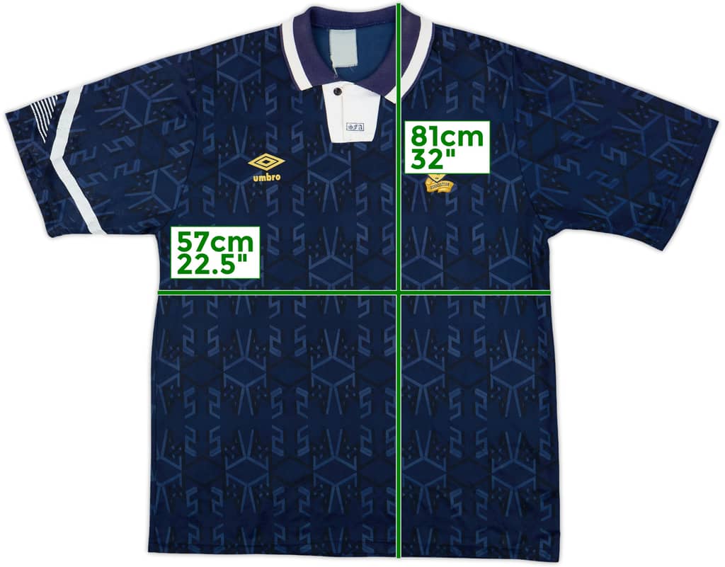 1991-94 Scotland Home Shirt - 8/10 - (XL)