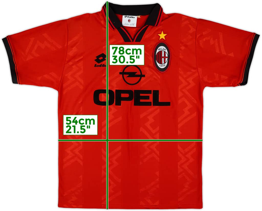 1996-97 AC Milan Fourth Shirt - 8/10 - (L)
