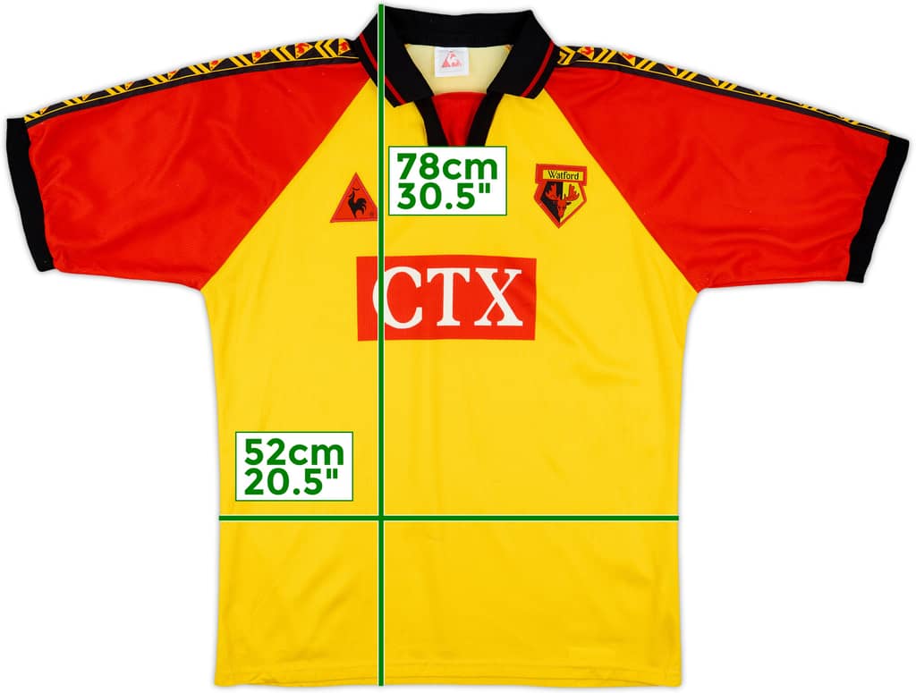 1998-99 Watford Home Shirt - 8/10 - (M)