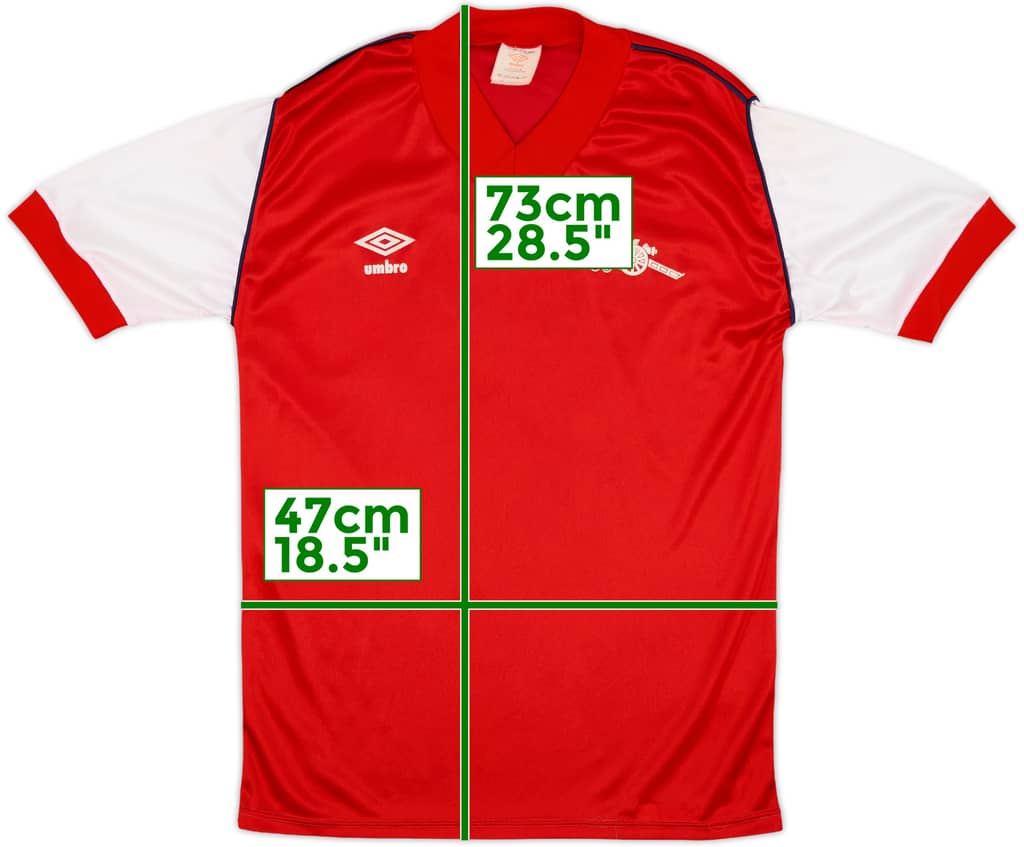 1982-84 Arsenal Home Shirt - 9/10 - (M)