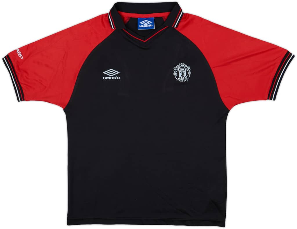 1998-99 Manchester United Umbro Training Shirt - 8/10 - (S)