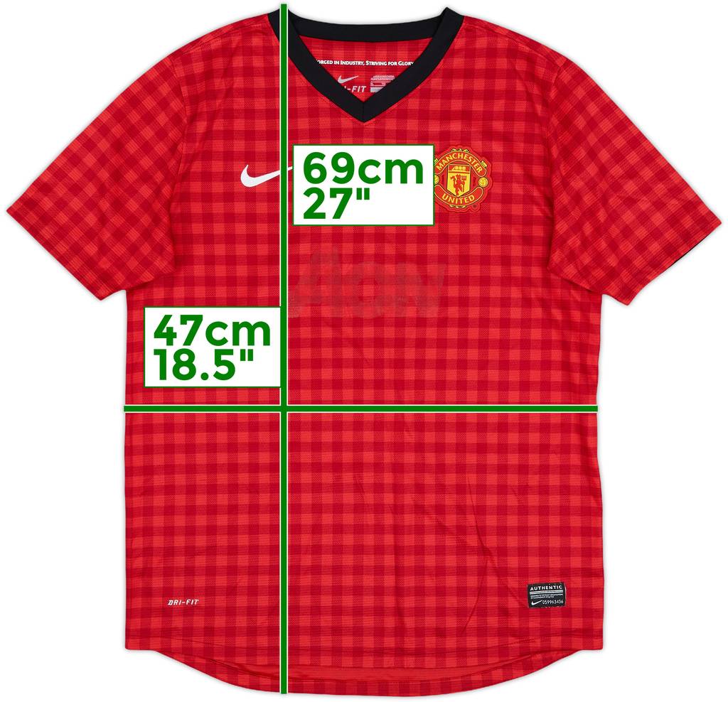 2012-13 Manchester United Home Shirt - 4/10 - (XL.Boys)