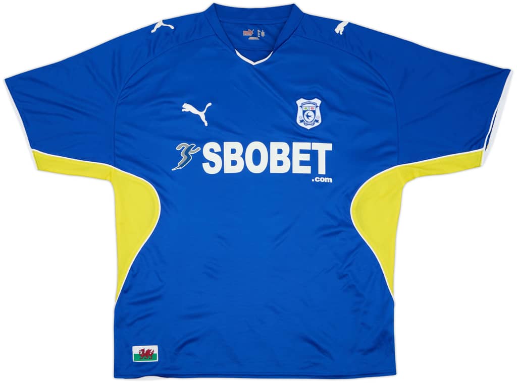 2009-10 Cardiff Home Shirt - 8/10 - (L)