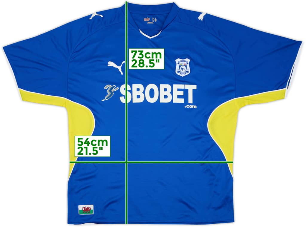 2009-10 Cardiff Home Shirt - 8/10 - (L)