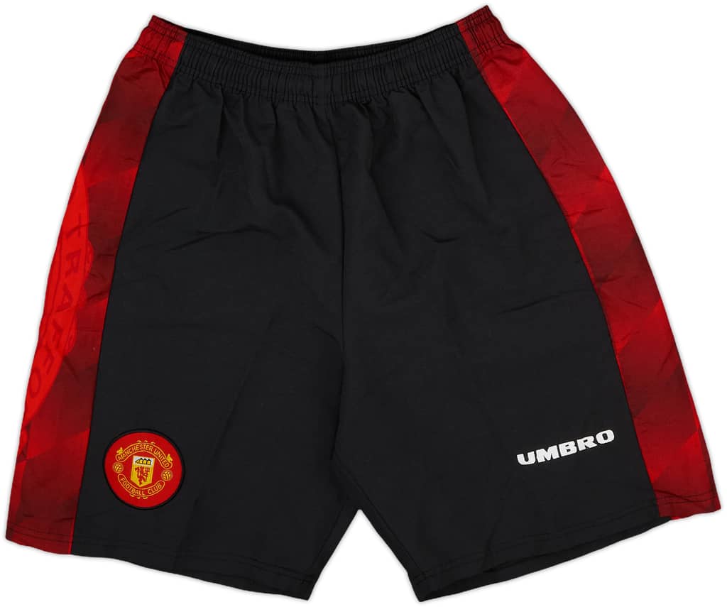 1996-98 Manchester United Alternate Home Shorts - 10/10 - (M)