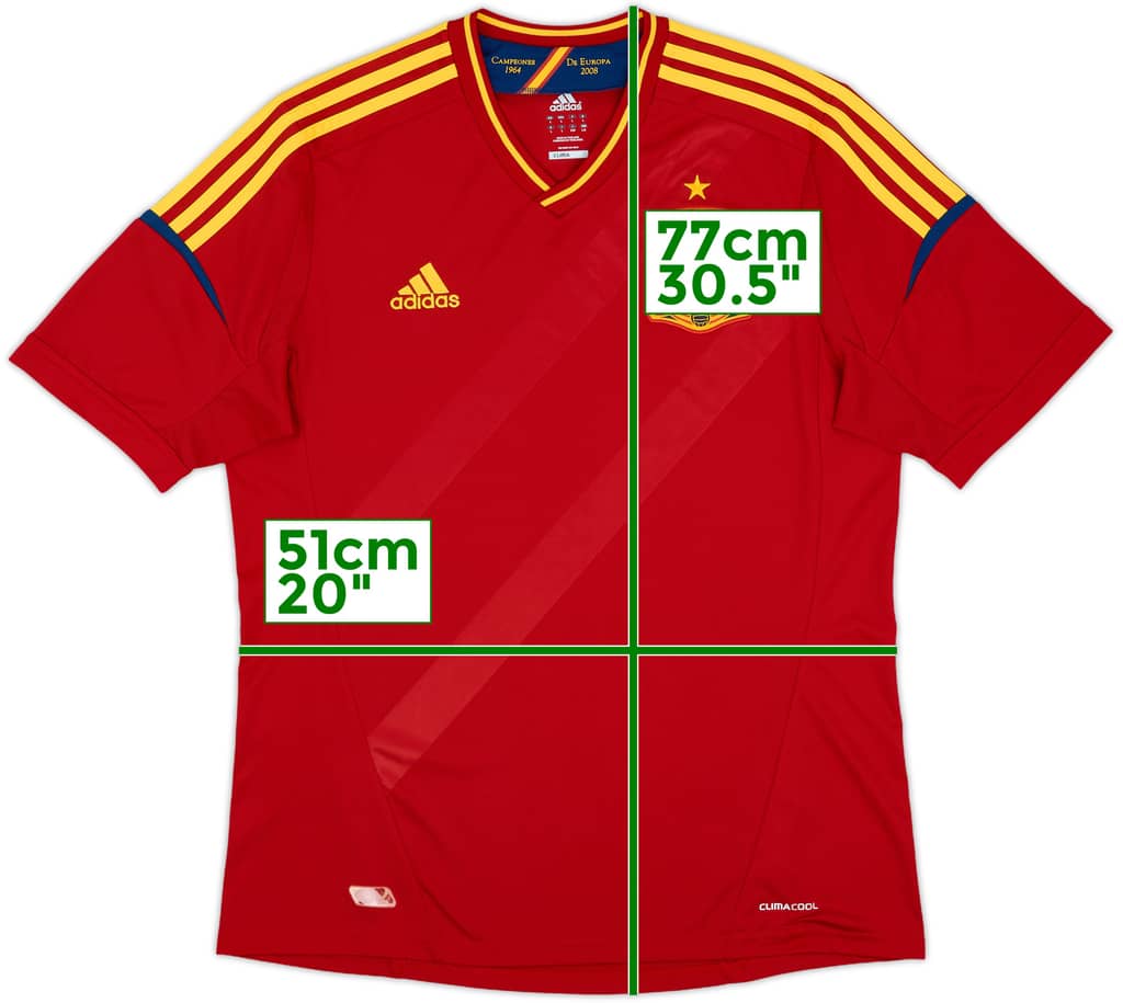 2011-12 Spain Home Shirt - 8/10 - (L)