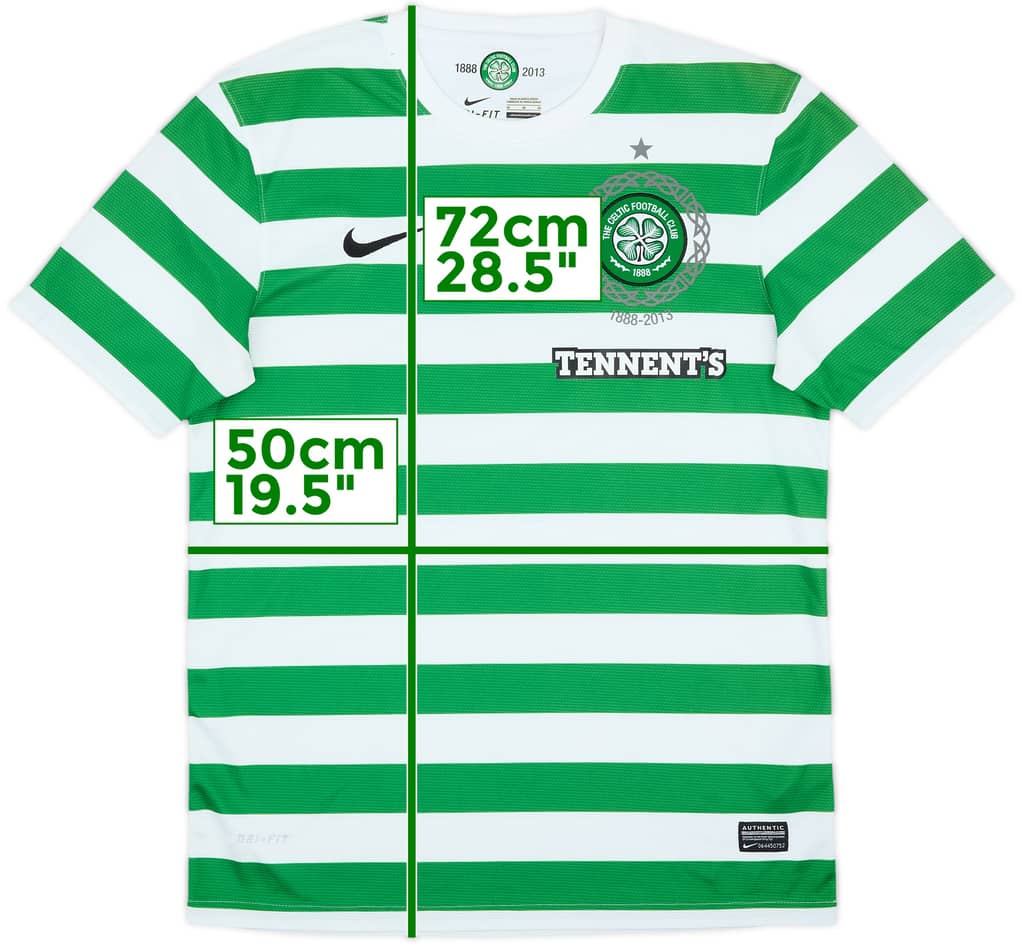 2012-13 Celtic '125th Anniversary' Home Shirt - 9/10 - (M)
