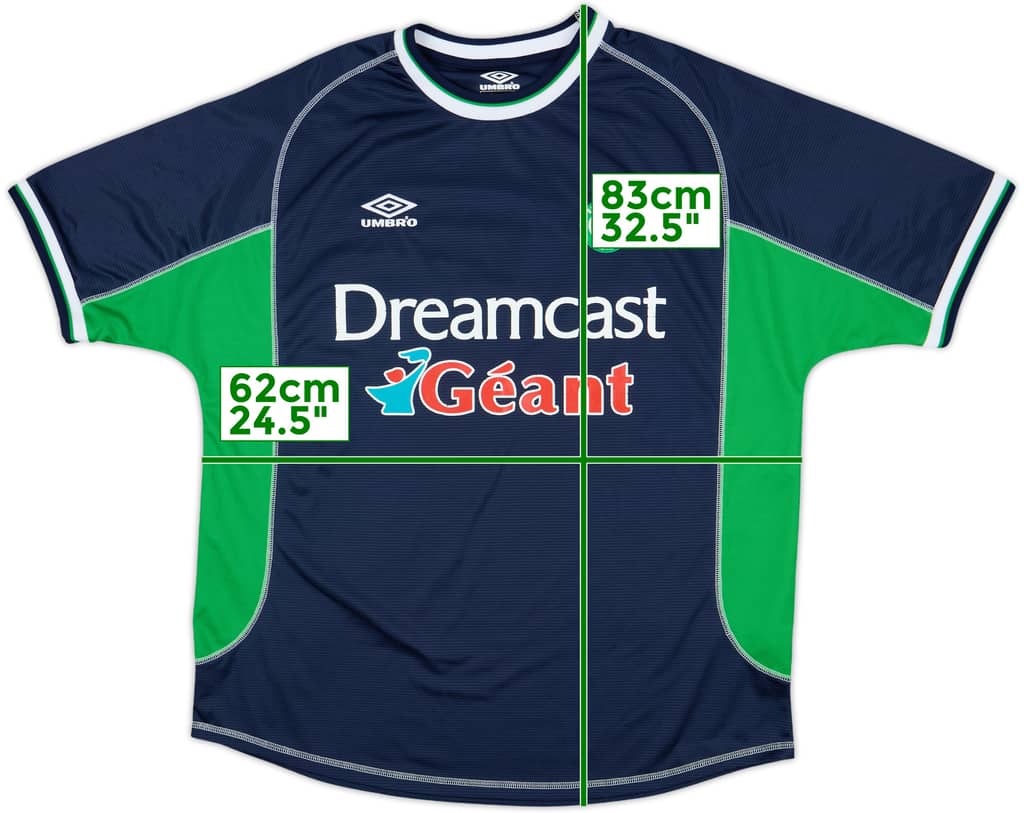 2000-01 Saint Etienne Away Shirt - 7/10 - (XL)