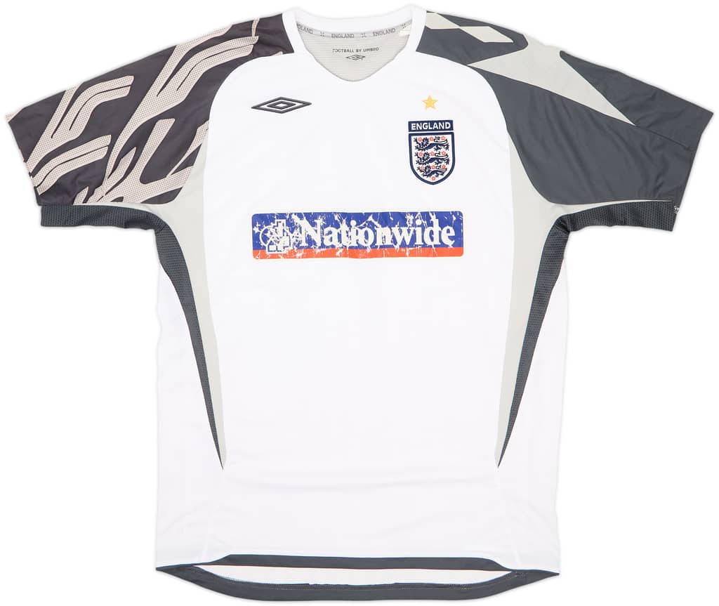 2005-06 England Umbro Training Shirt - 5/10 - (XL)