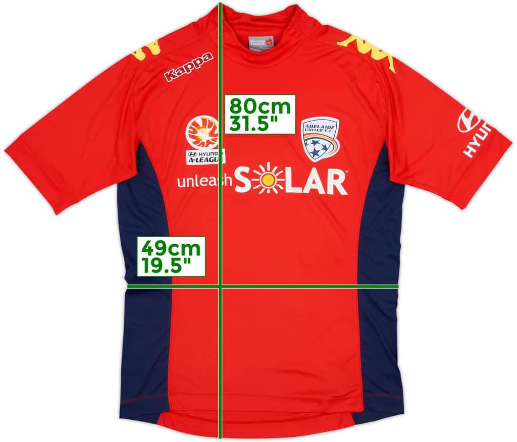 2012-13 Adelaide United Home Shirt - 8/10 - (L)