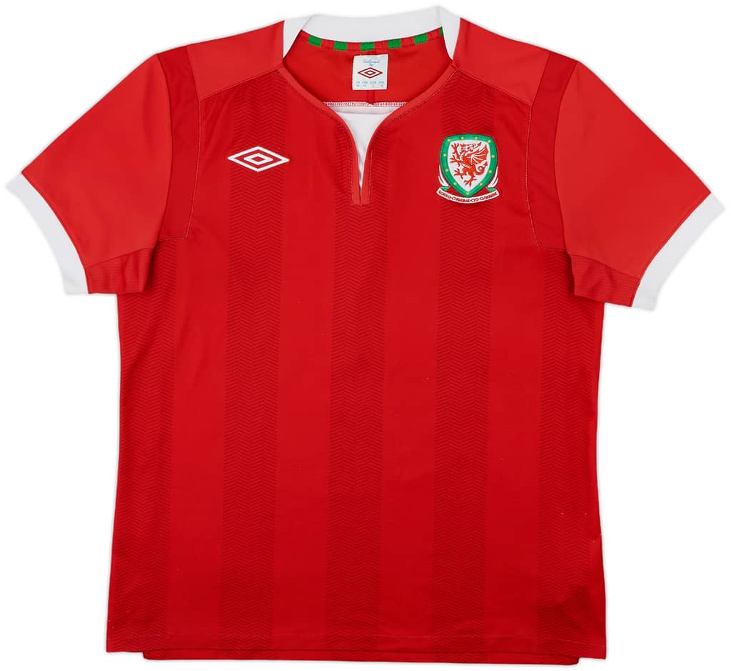 2011-12 Wales Home Shirt - 8/10 - (M)