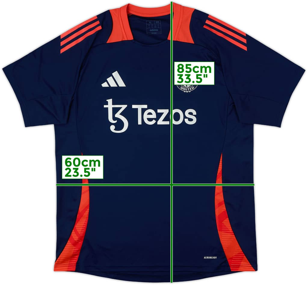 2024-25 Manchester United adidas Training Shirt - 8/10 - (XL)