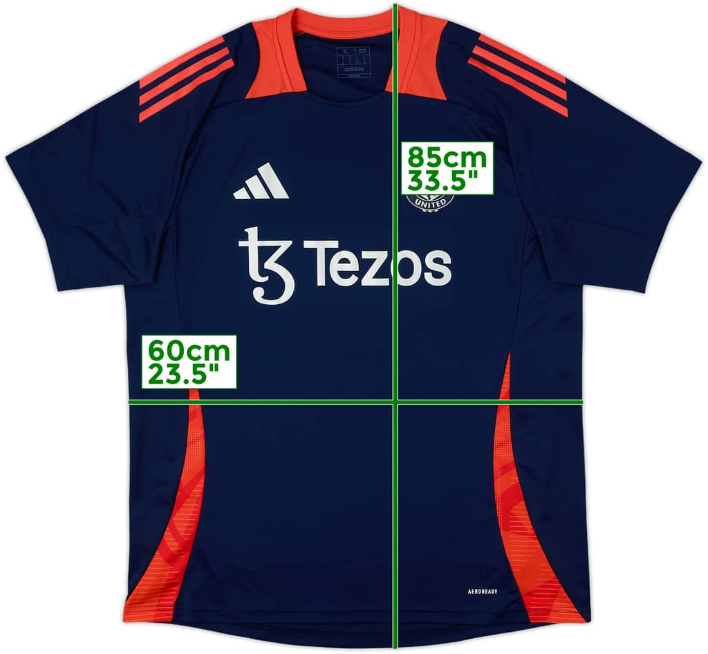 2024-25 Manchester United adidas Training Shirt - 8/10 - (XL)