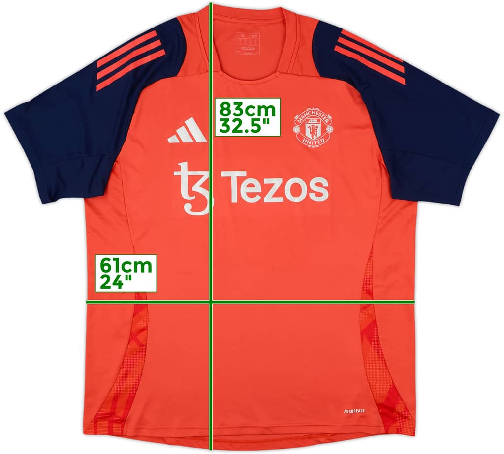 2024-25 Manchester United adidas Training Shirt - 9/10 - (XL)