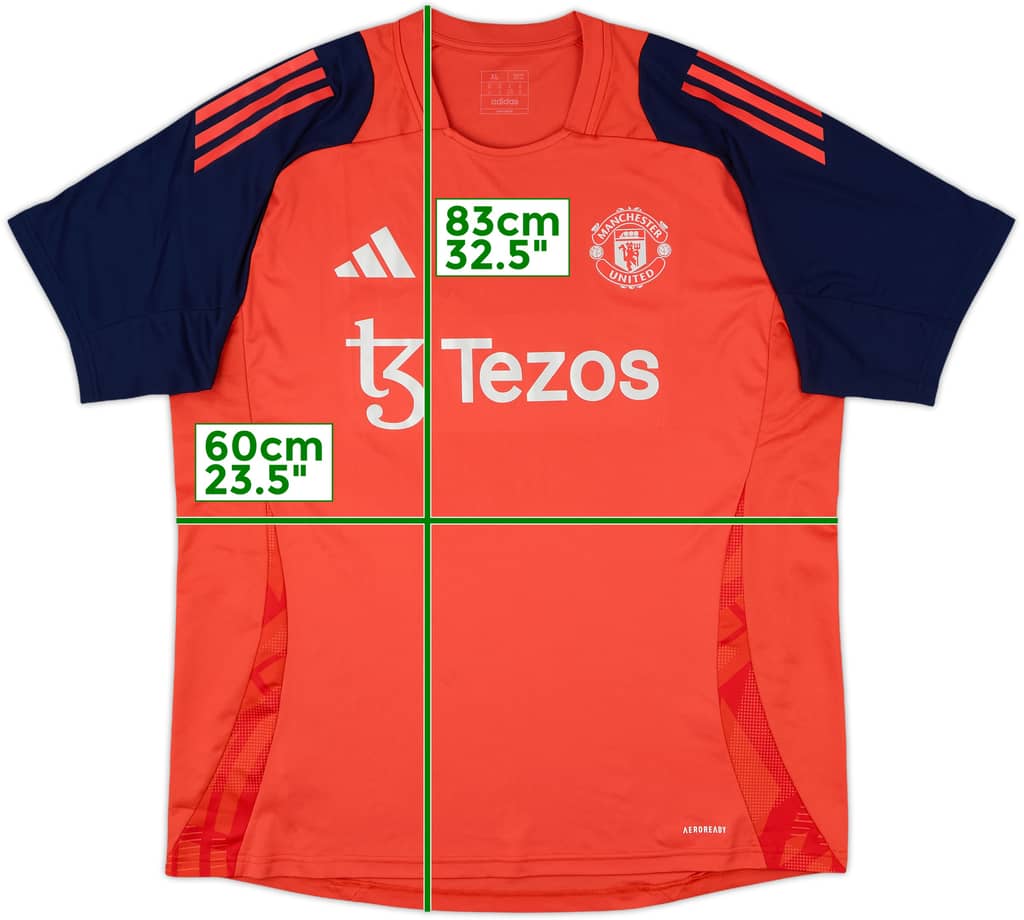 2024-25 Manchester United adidas Training Shirt - 9/10 - (XL)