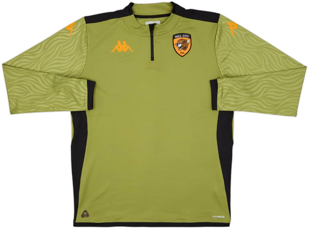 2023-24 Hull City Kappa 1/4 Zip Training Top - 8/10 - (L)
