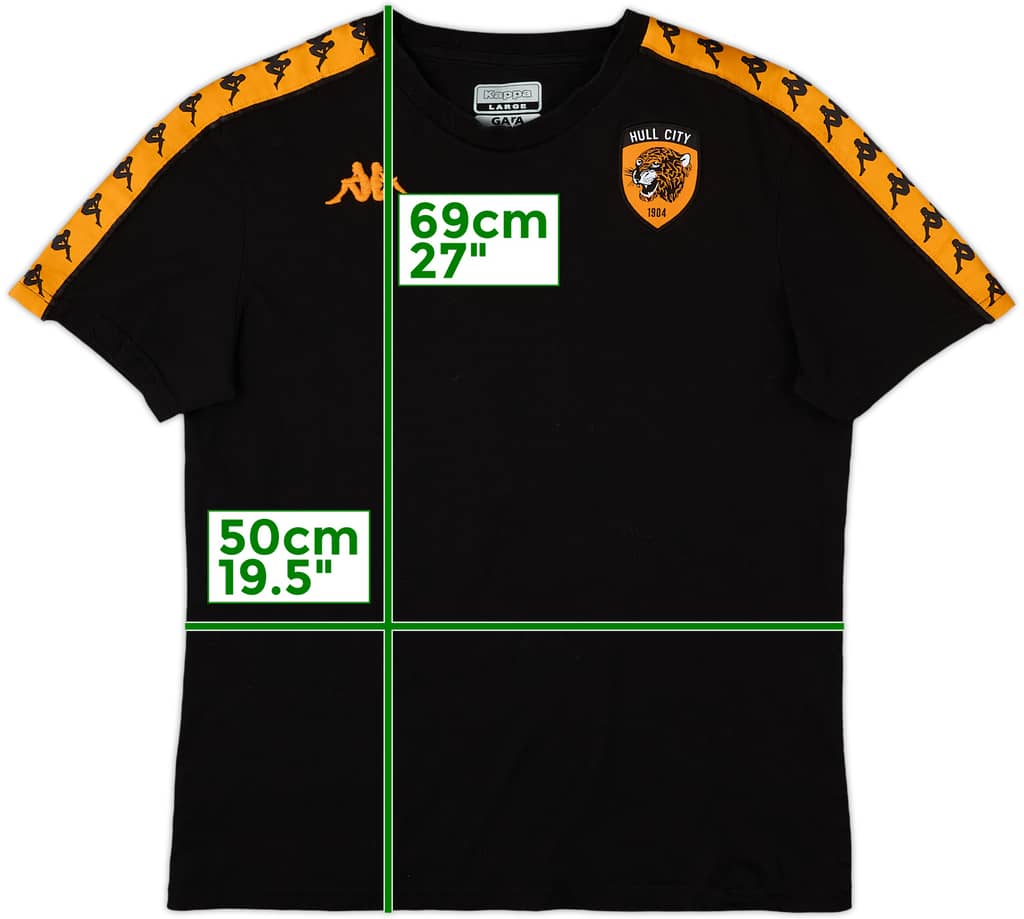 2023-24 Hull City Kappa Cotton Tee - 8/10 - (L)