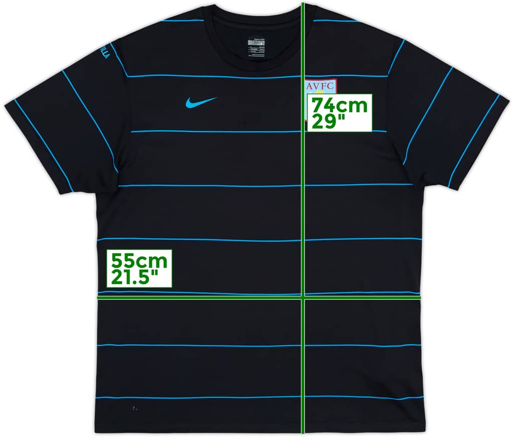 2008-09 Aston Villa Nike Training Shirt - 6/10 - (L)