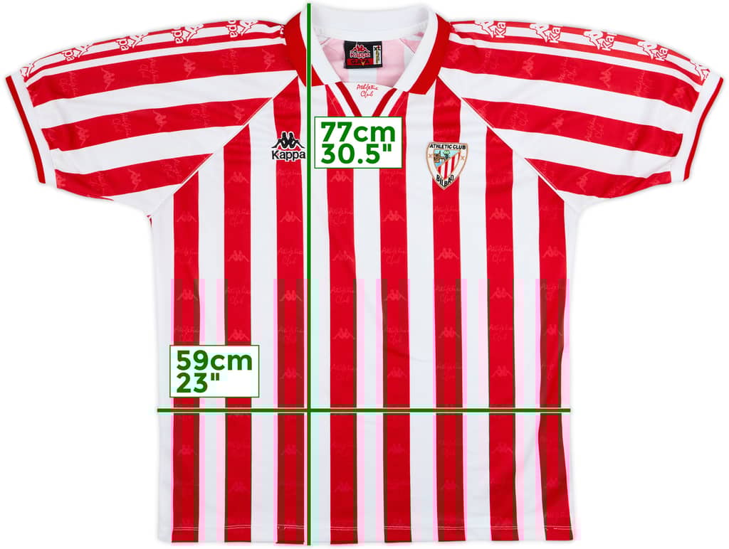 1995-96 Athletic Bilbao Home Shirt - 8/10 - (XL)