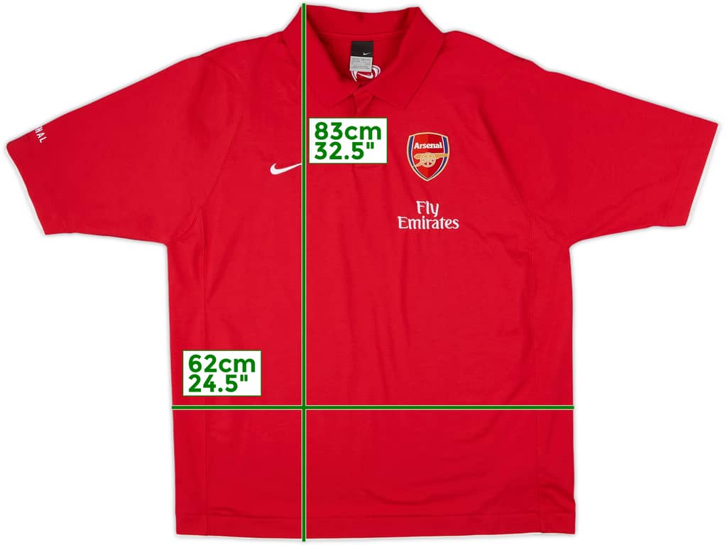 2011-12 Arsenal Nike Polo Shirt - 8/10 - (XXL)
