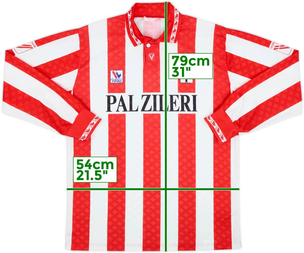 1993-94 Vicenza Home L/S Shirt - 8/10 - (L)