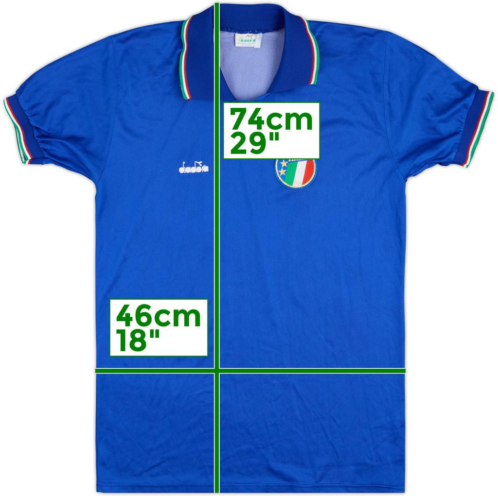 1986-91 Italia Camiseta Local - 8/10 - (M)