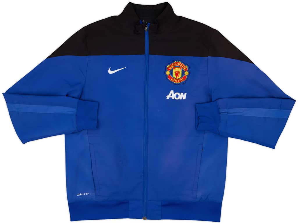 2013-14 Manchester United Nike Track Jacket - 7/10 - (M)