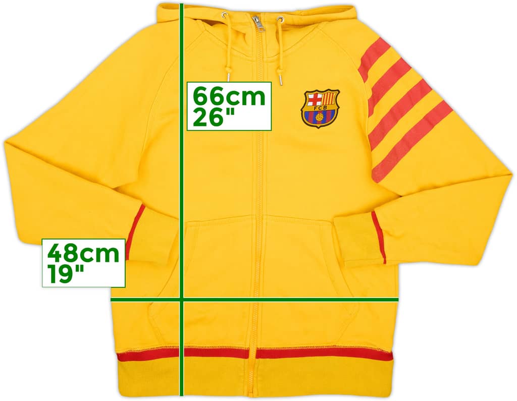 2015-16 Barcelona Nike Hooded Track Jacket - 8/10 - (M)