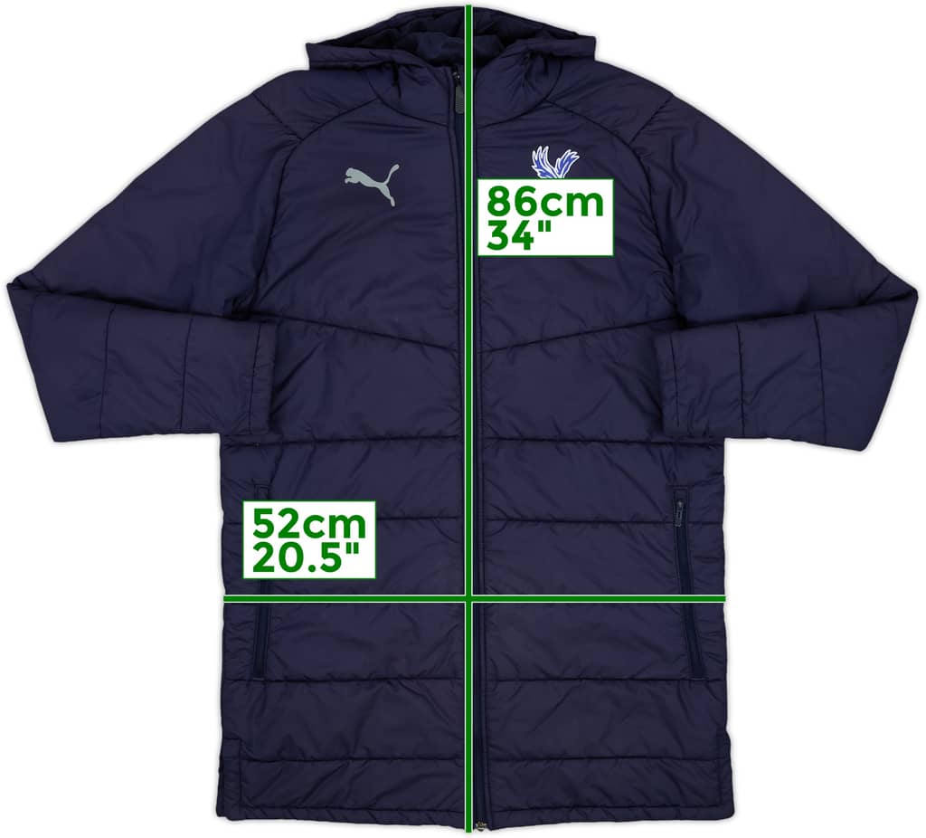 2018-19 Crystal Palace Puma Padded Bench Coat - 8/10 - (S)