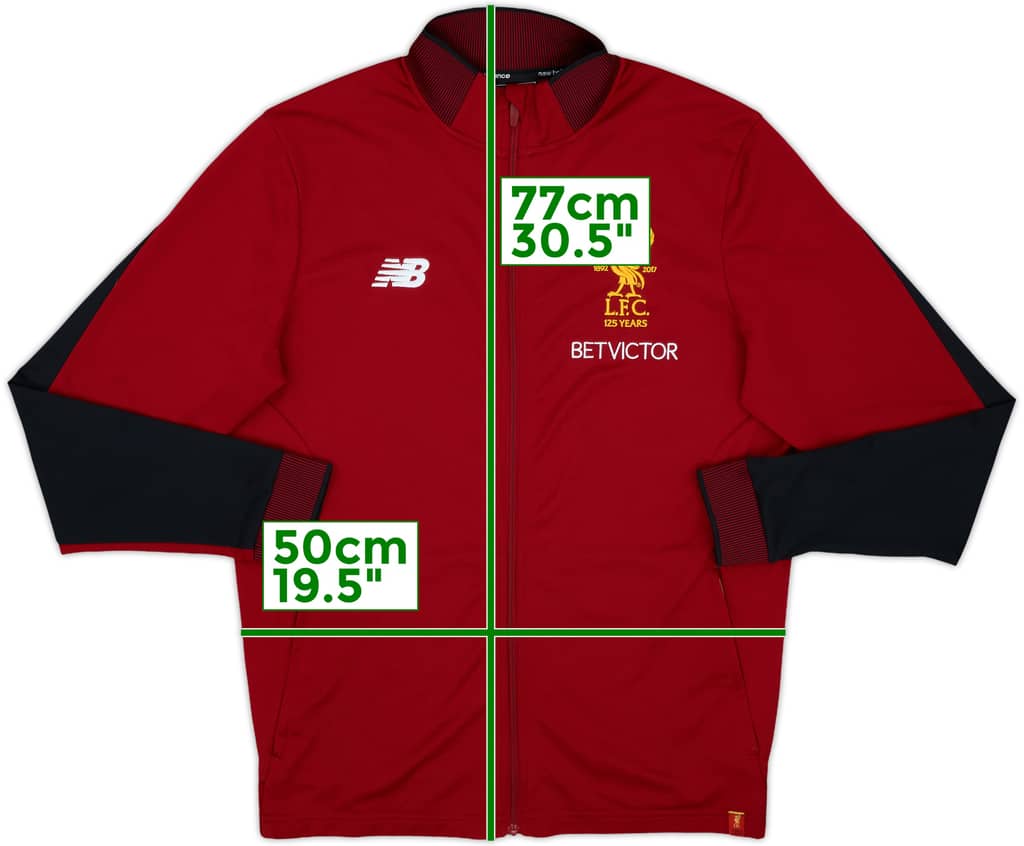 2017-18 Liverpool New Balance Track Jacket - 9/10 - (L)