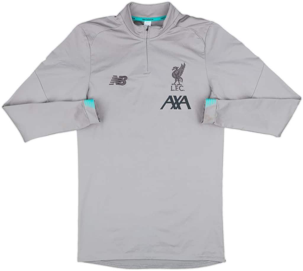 2019-20 Liverpool New Balance 1/4 Zip Drill Top - 10/10 - (S)