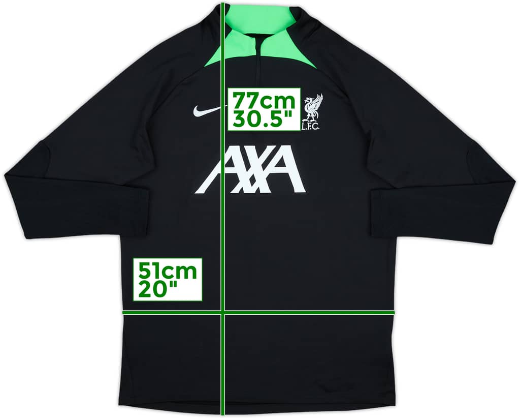 2023-24 Liverpool Nike 1/4 Zip Training Top - 10/10 - (L)