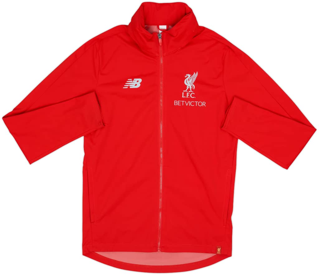 2018-19 Liverpool New Balance Hooded Track Jacket - 7/10 - (S)