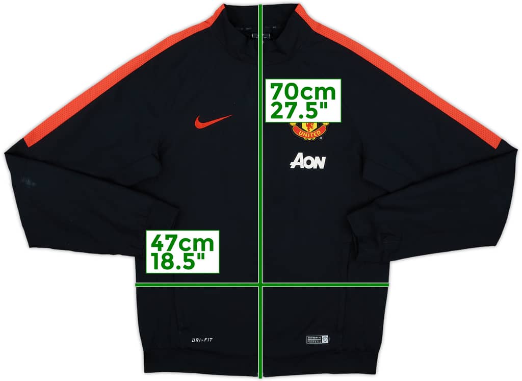 2014-15 Manchester United Nike Track Jacket - 8/10 - (S)