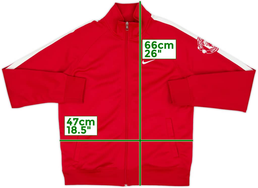 2014-15 Manchester United Nike Track Jacket - 8/10 - (S)