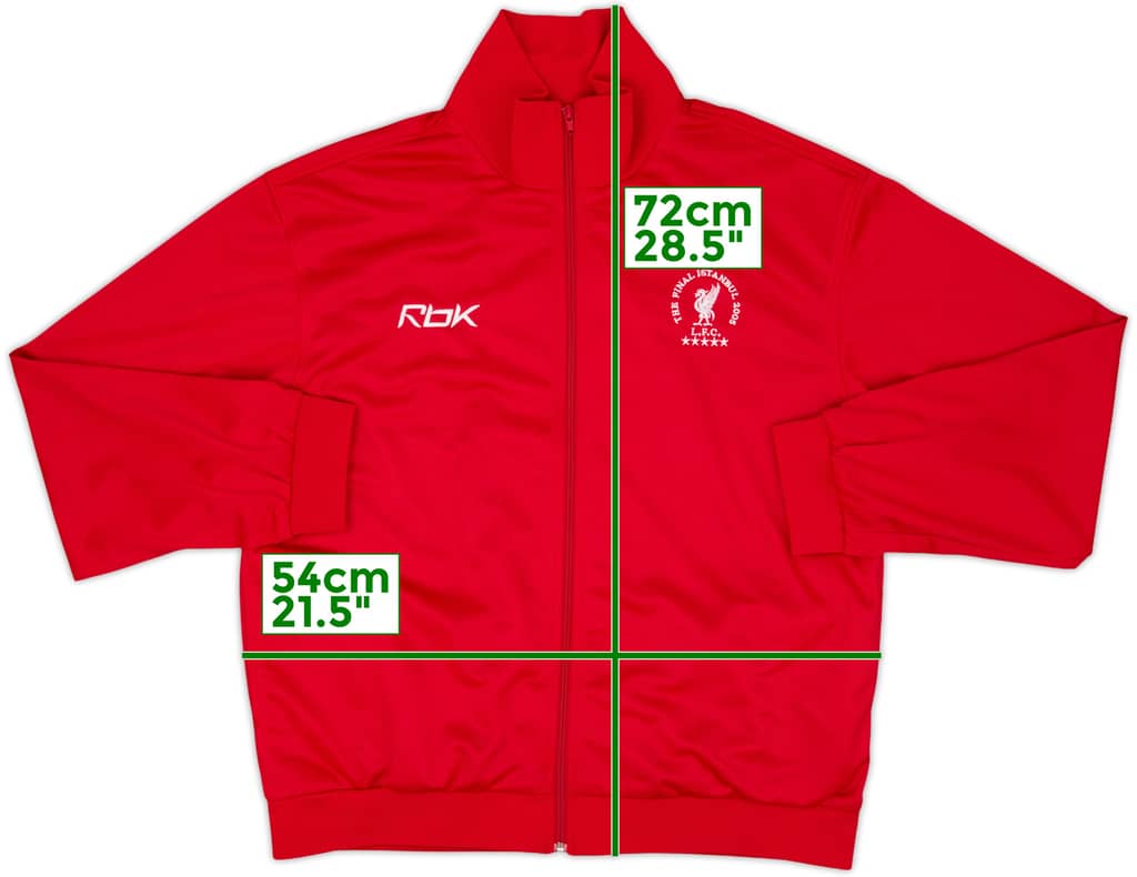 2005-06 Liverpool Reebok Track Jacket - 8/10 - (XL)
