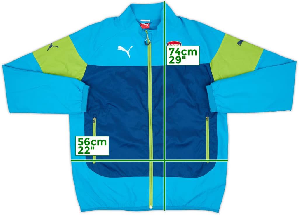 2014-15 Arsenal Puma Track Jacket - 8/10 - (L)