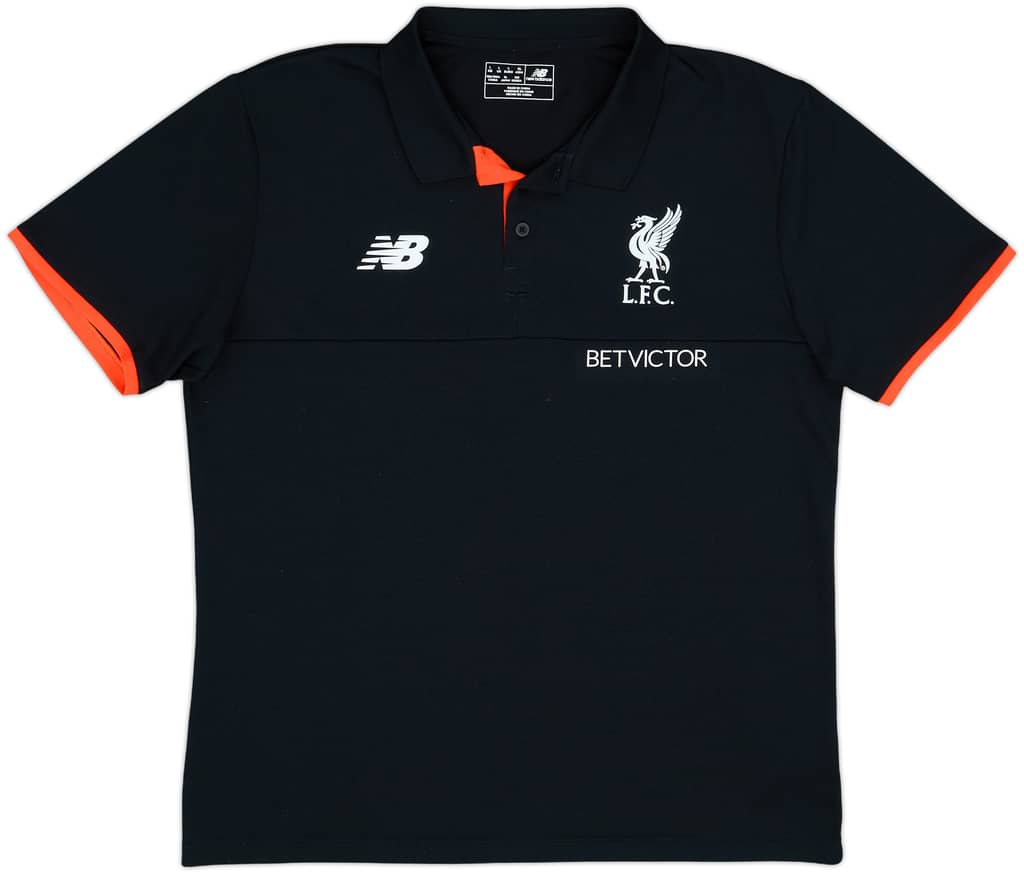 2016-17 Liverpool New Balance Polo Shirt - 9/10 - (L)